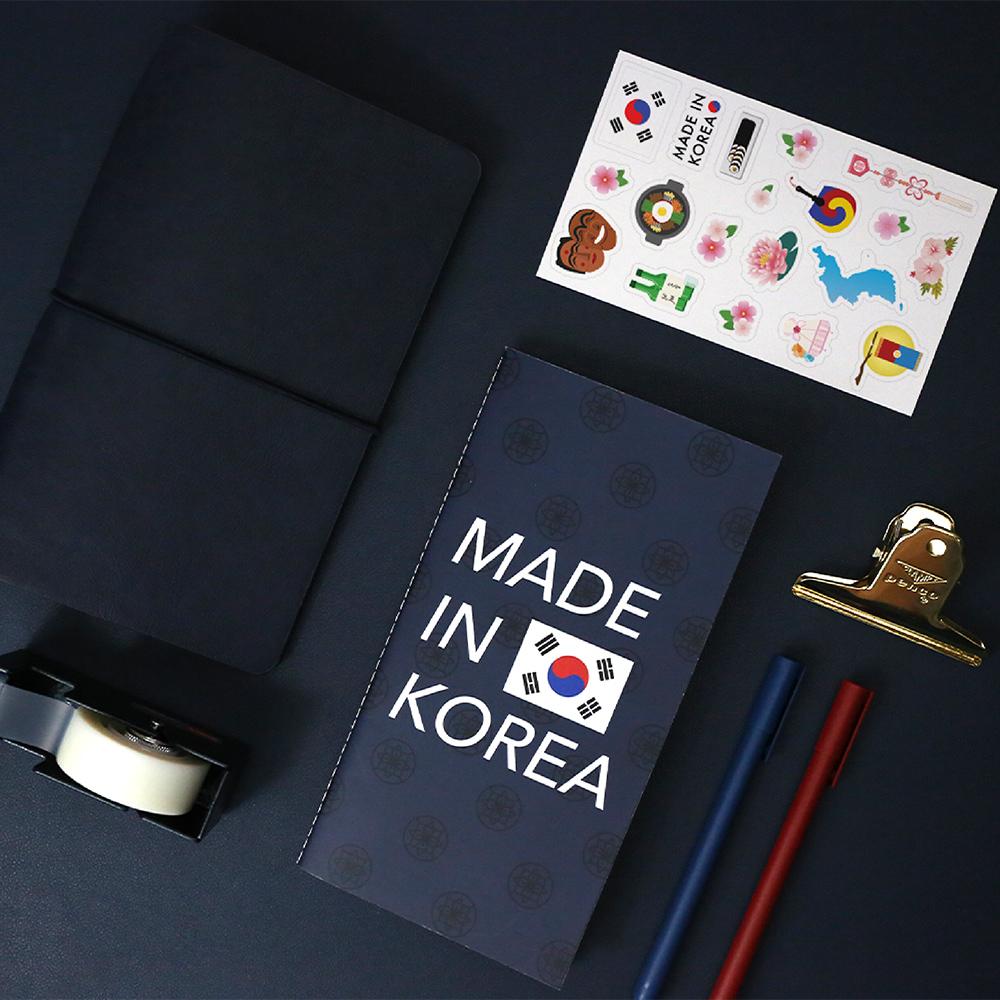 Shil Note Patriot Notebook + Sticker Set (Made in Korea)