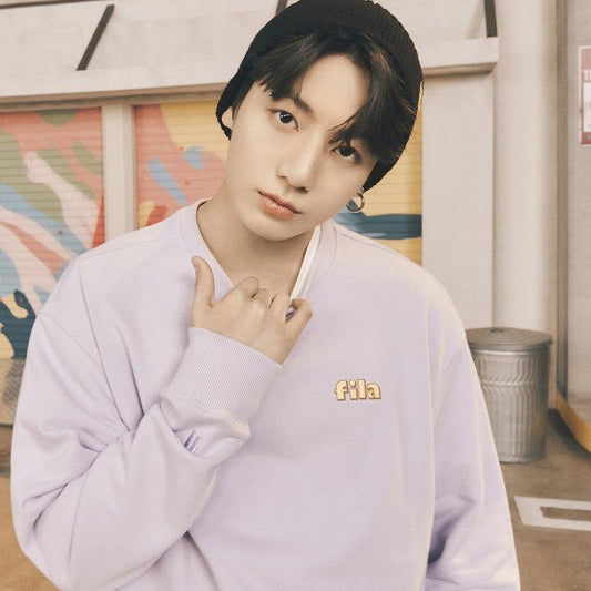 [FILA X BTS 'DYNAMITE'] Disco Man to Man Sweatshirt