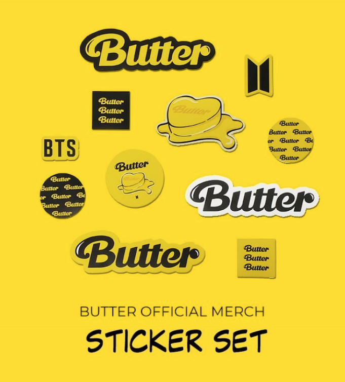 'Butter' Sticker Set