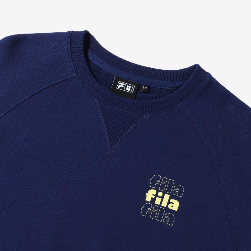 [FILA X BTS 'DYNAMITE'] Disco Logo Sweatshirt