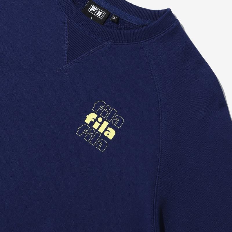 [FILA X BTS 'DYNAMITE'] Disco Logo Sweatshirt