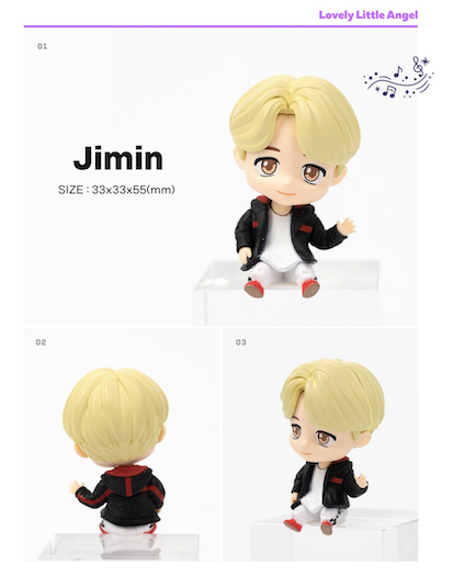 [ROYCHE BTS TinyTAN] Monitor Figure
