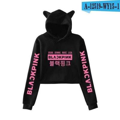 [BLACKPINK] Felpa con Orecchie da Gatto